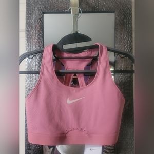 Nike Swoosh Women's High-Support Non-Padded Adjustable Sport Bra Size S
